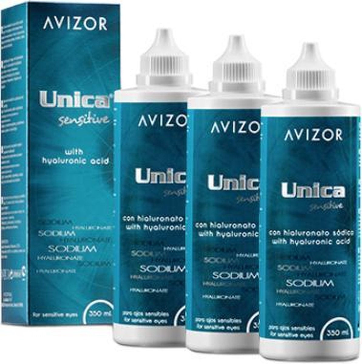 Unica Sensitive 3x350 ml - Lens2day Avizor- gratis verzending